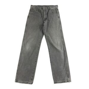 Vintage Rustler Jeans Men 32x32 Gray 100% Cotton Straight Leg Denim 5-Pocket